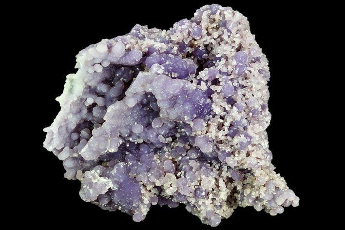 Purple, Botryoidal Grape Agate With Quartz - Indonesia #105267